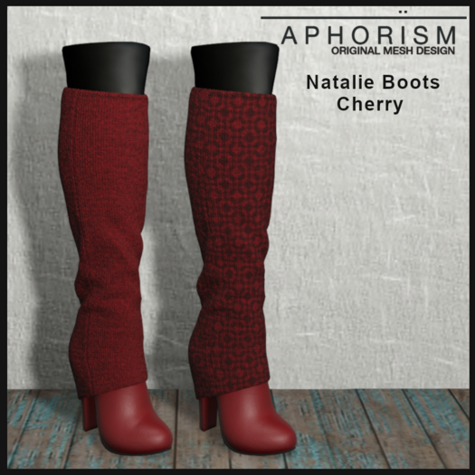 !APHORISM! - Natalie Boots Cherry