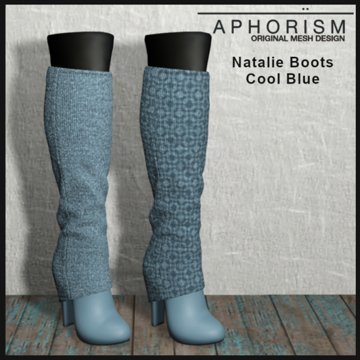 !APHORISM! - Natalie Boots Cool Blue