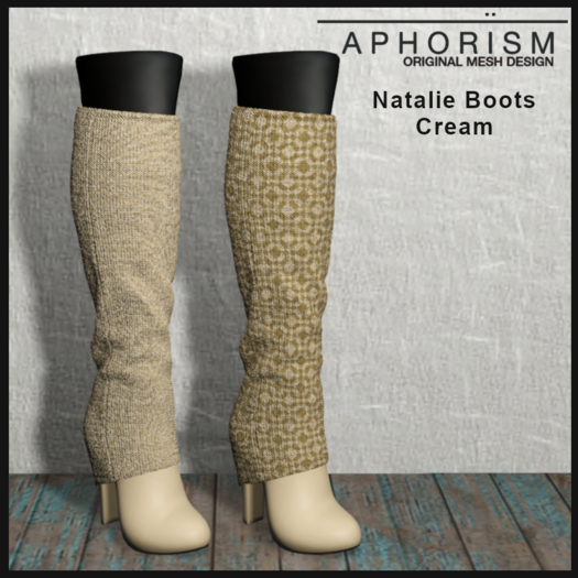 !APHORISM! - Natalie Boots Cream
