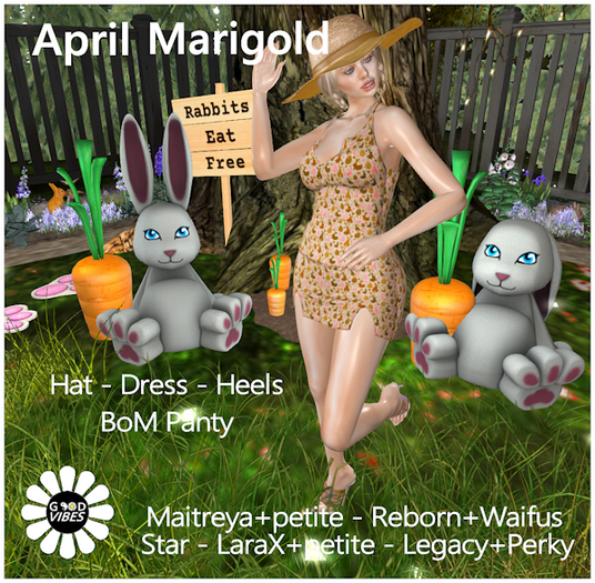 GoodVibes April Marigold Dress Set