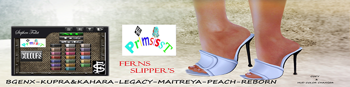 PrimsiSSt Fern Slippers FAT PACK WITH HUD