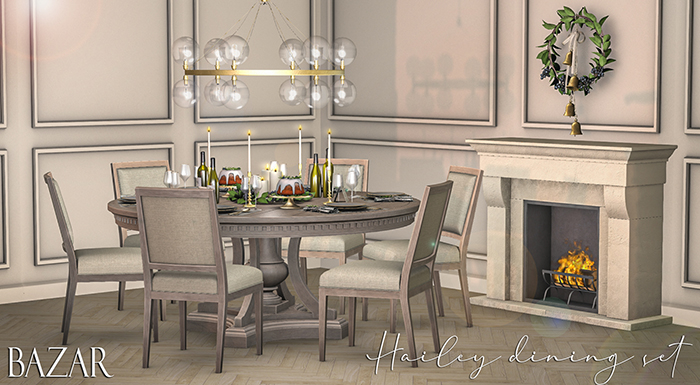 ~BAZAR~Hailey Dining set