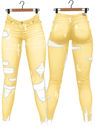 RIOT / Constance Jeans - Pastel3 Yellow