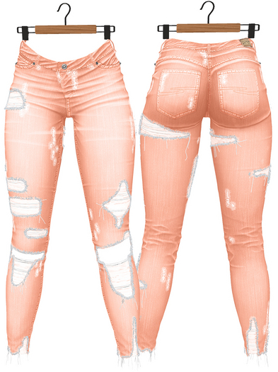 RIOT / Constance Jeans - Pastel2 Peach