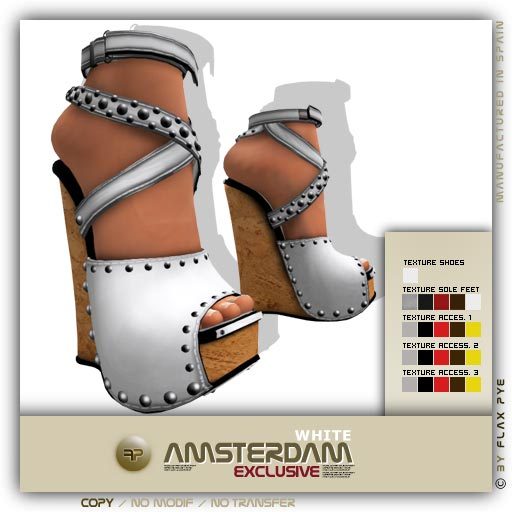 FP :: AMSTERDAM::White:::::::: { exclusive shoes }