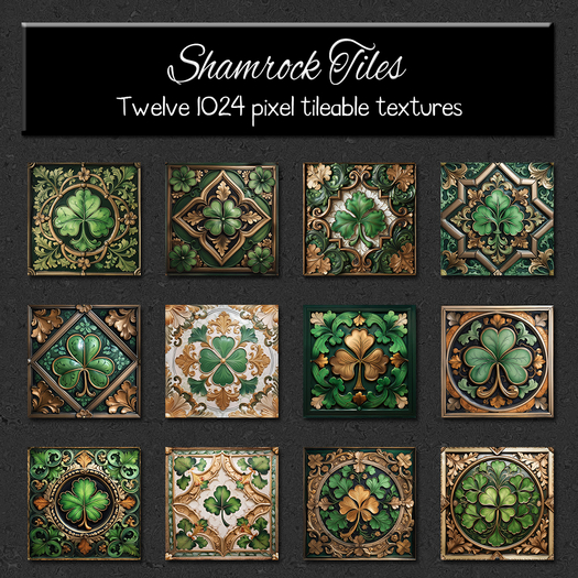 *Wallflowers* Shamrock Tiles
