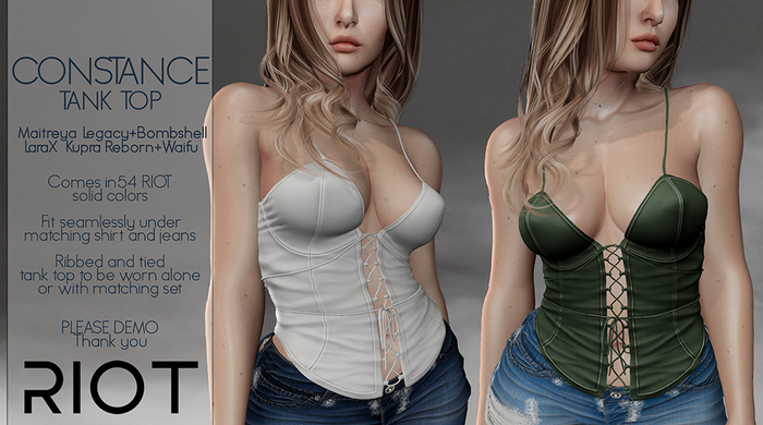 RIOT / Constance Tank - Fatpack