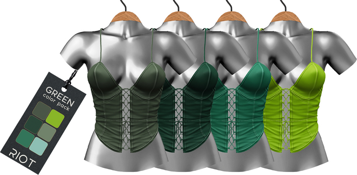 RIOT / Constance Tank - Green Pack