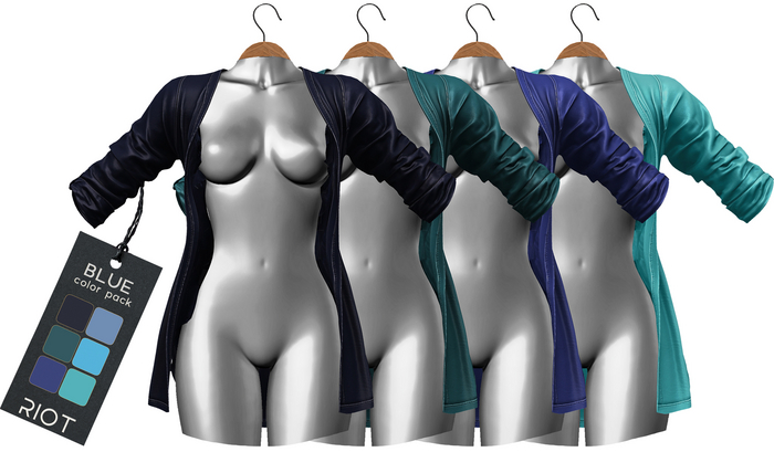 RIOT / Constance Shirt - Blue Pack