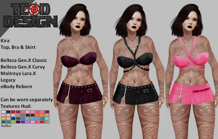 Top [Bra] & Skirt ~ Kira