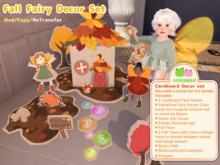 [Hideaway] Fall Fairy Decor Set