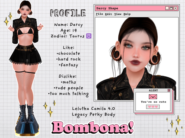 BOMBONA! -Darcy Shape- LeLUTKA CAMILA 4.0 / Legacy Perky
