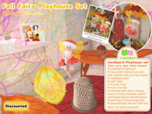 [Hideaway] Fall Fairy Playhouse Set