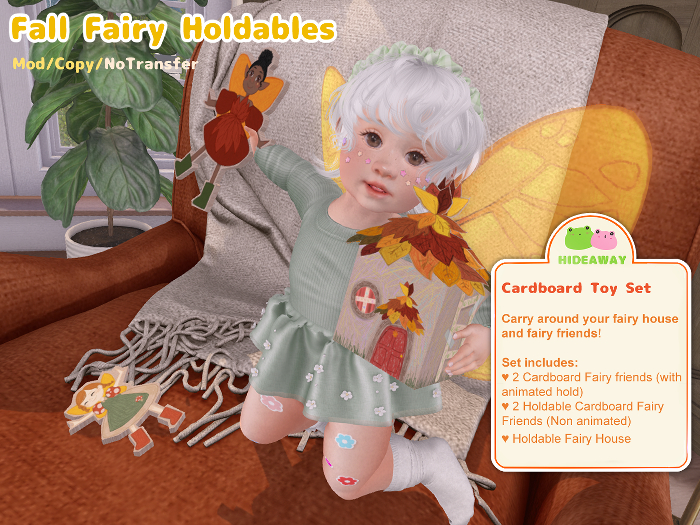 [Hideaway] Fall Fairy Holdable Set
