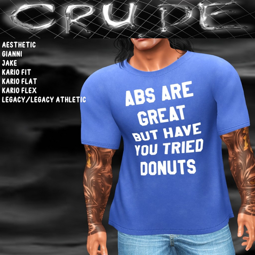 Abs are great but, have you tried donuts? Men's T-Shirt (MCT)  <Wear Me>