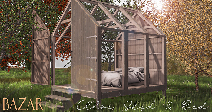 ~BAZAR~Chloe Shed & Bed PG