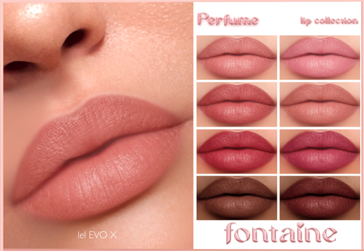Fontaine Cosmetics - Perfume Lip Collection - DEMO