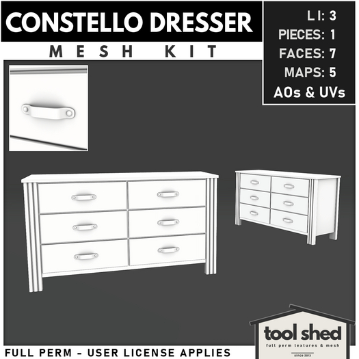 Tool Shed - Constello Dresser Mesh Kit 