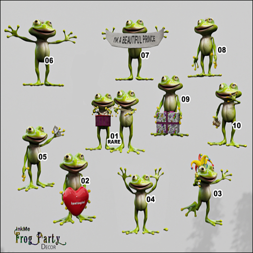 08 ::InkMe:: Frog Party Decor