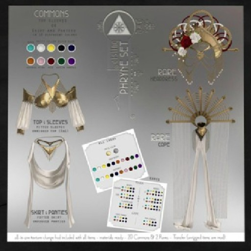 .a. Phryne - SET COMPLETE - BLACK