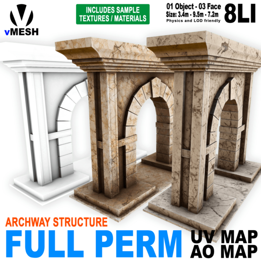 vMESH - Archway Structure - Full Perm
