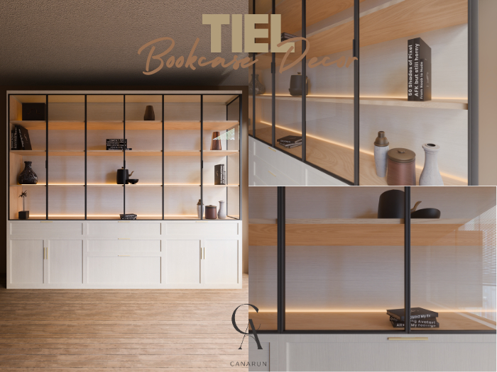 Tiel Bookcase - CANARUN - (Rezzme)
