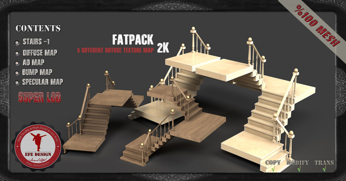 (Efe Design) Stairs -1 Fatpack Fullperm 