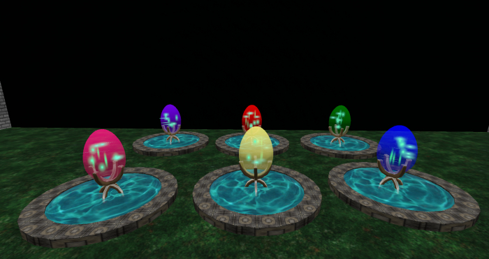 Sparkle Egg Fountain Package