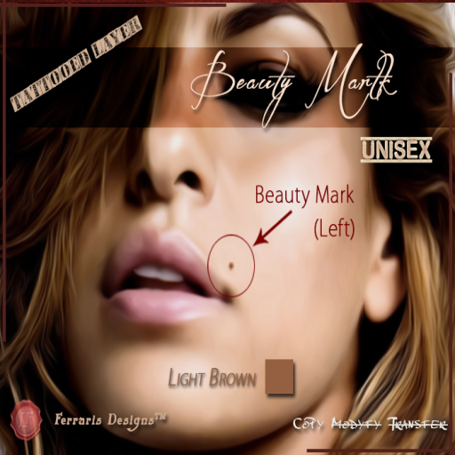 Beauty Mark - UNISEX (Left) 