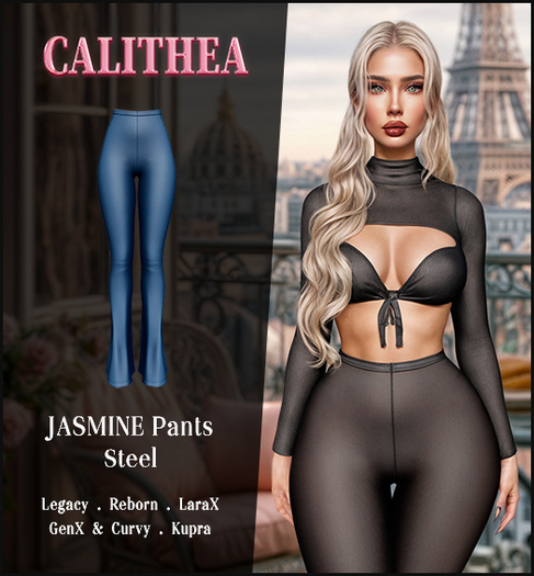 CALITHEA . Jasmine . Pants . Steel