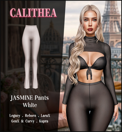 CALITHEA . Jasmine . Pants . White