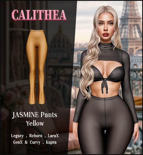 CALITHEA . Jasmine . Pants . Yellow