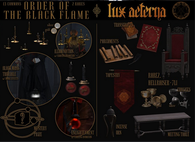 + LUX AETERNA [Order Of The Black Flame] Transcripts