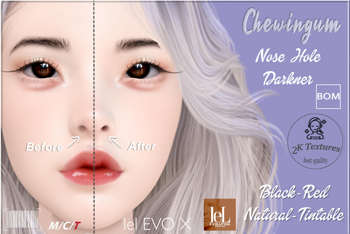 Chewingum NOSE HOLE DARKNER LELUTKA EVOX BOM BOX