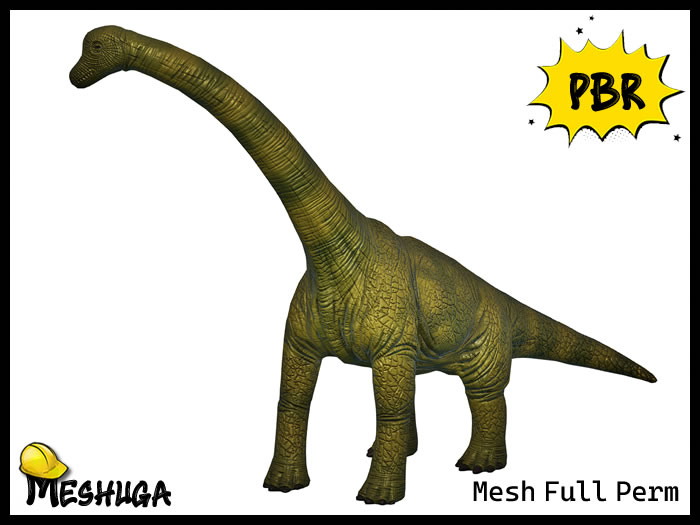 Meshuga PBR Kid Toys - Brachiosaurus FULL PERM MESH 