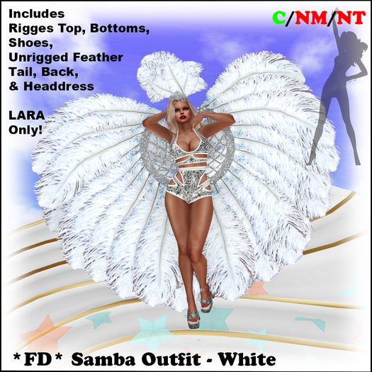 *FD* Samba Outfit [Boxed] LARA ONLY White