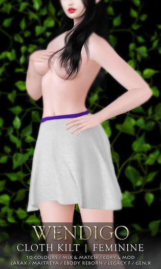 Wendigo - Cloth Kilt [Feminine]