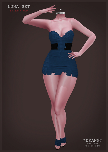 Drang - Luna Dress and belt DEMO!!