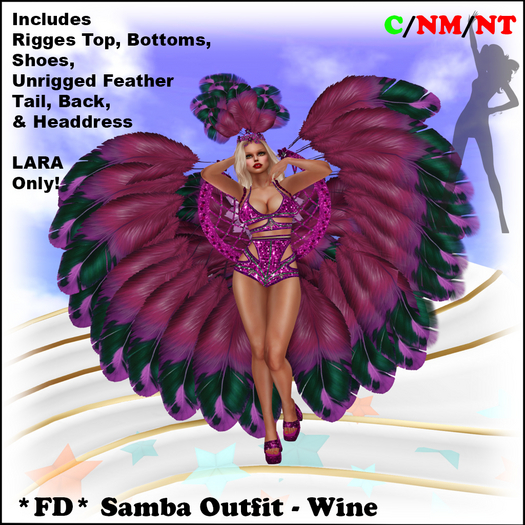 *FD* Samba Outfit [Boxed] LARA ONLY Wine