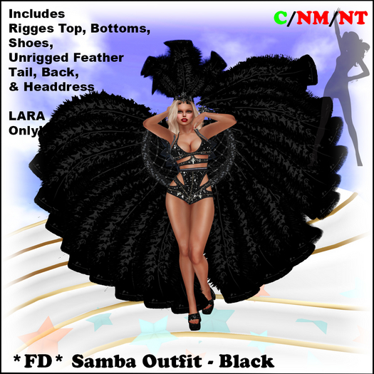 *FD* Samba Outfit [Boxed] LARA ONLY Black