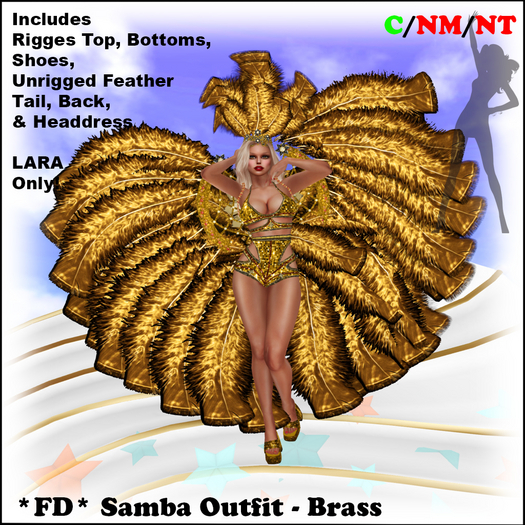 *FD* Samba Outfit [Boxed] LARA ONLY Brass