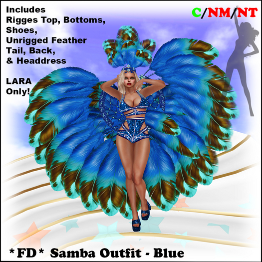 *FD* Samba Outfit [Boxed] LARA ONLY Blue