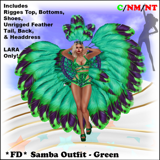 *FD* Samba Outfit [Boxed] LARA ONLY Green