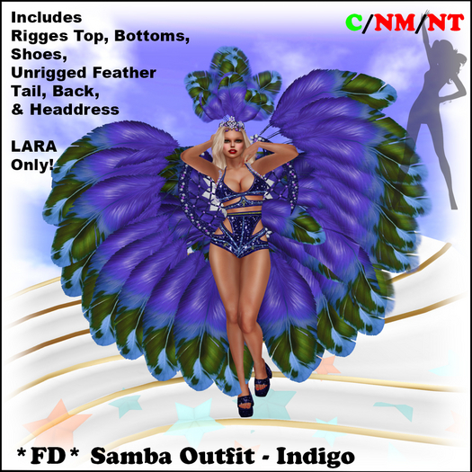 *FD* Samba Outfit [Boxed] LARA ONLY Indigo
