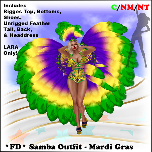 *FD* Samba Outfit [Boxed] LARA ONLY Mardi Gras