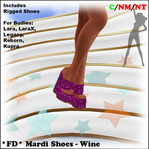 *FD* Mardi Shoes [Boxed] Wine