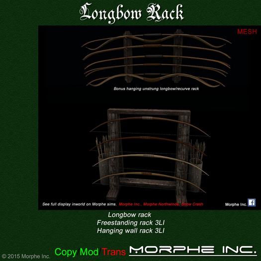 Longbows rack package