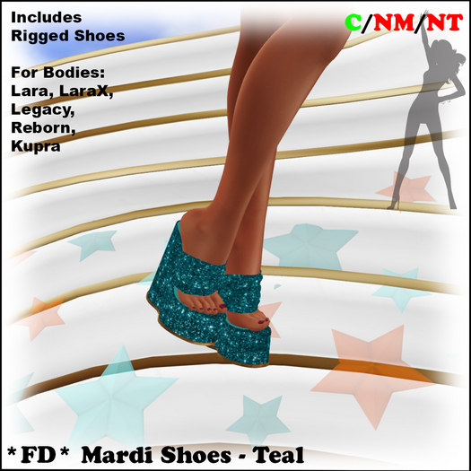 *FD* Mardi Shoes [Boxed] Teal