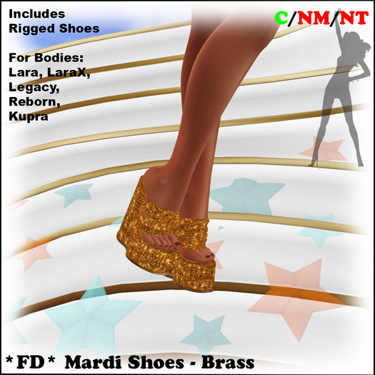 *FD* Mardi Shoes [Boxed] Brass