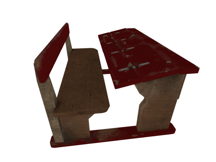 old school desk ussr